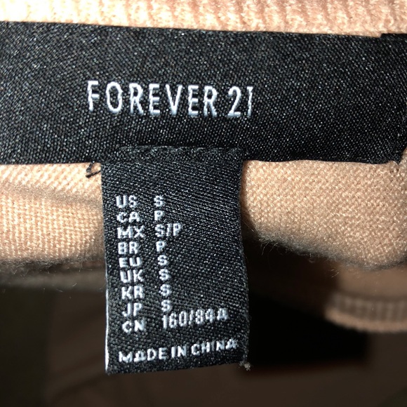 F21 Blush acrylic round neck sweater - Picture 8 of 8